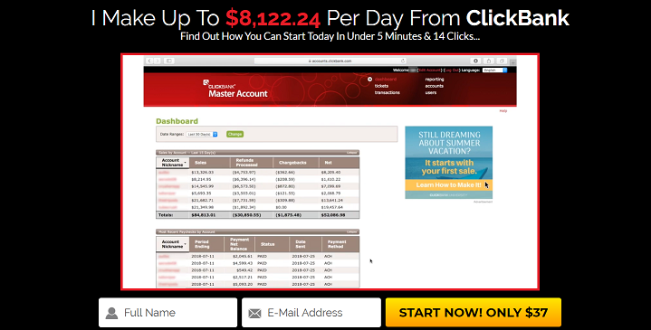 ClickBank Cash Code Review: Yes To $8,122.24 Per Day!