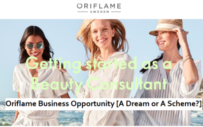 Oriflame Business Opportunity [A Dream Or A Scheme?] – Must Read